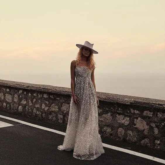 

KALENMOS Party Dress Women Sexy Strapless Shoulderless Sequin Floor-Length Maxi Dresses 2020 Fall Winter Evening Clothes Vestido