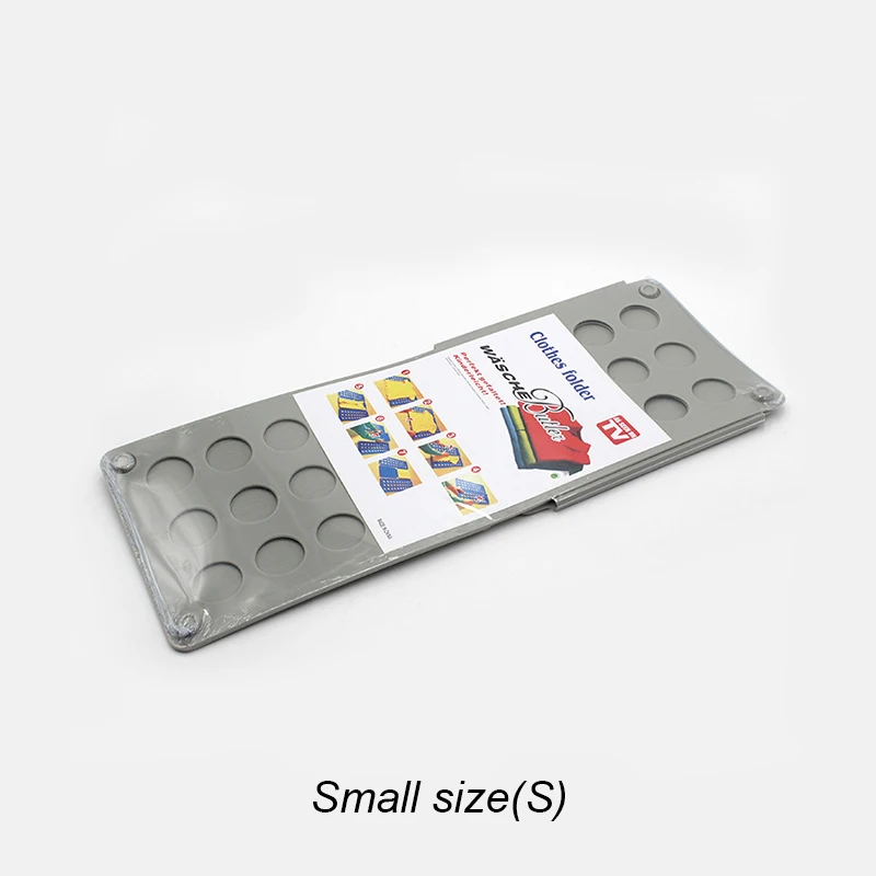 1pc grey S A646 Быстрая одежда складная доска качество для взрослых Волшебная Одежда Папка футболки джемпер одежда Бендер ребенок Прачечная футболка СИСТЕМА ОРГАНИЗАЦИИ - Цвет: 1pc grey S A646