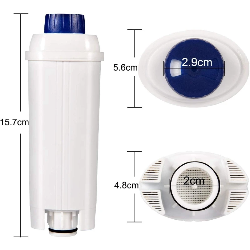 

6PCS Coffee Machine Filter for Delonghi Coffee Machine Filter DLSC002 ECAM, Esam, ETAM, BCO