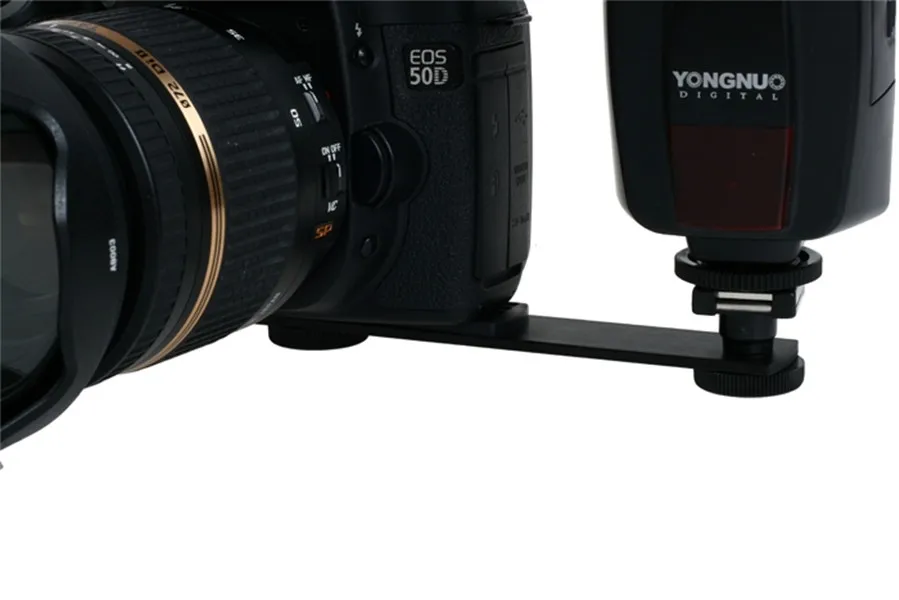 

1/4"l Straight Metal Tripod Flash Bracket Stand Holder Mount For DSLR Camera