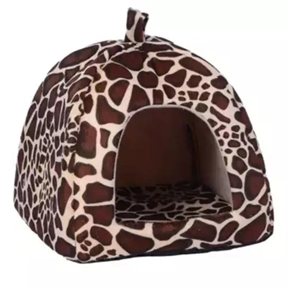 

Warm Dog House Foldable Pet bed For Small Medium Dogs Cats Beds Travelling Portable Print Stars Warm Soft Pet Products