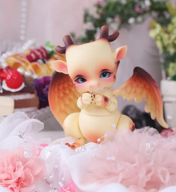 

1/8 BJD кукла Ангел Дракон резиновая кукла домашний питомец