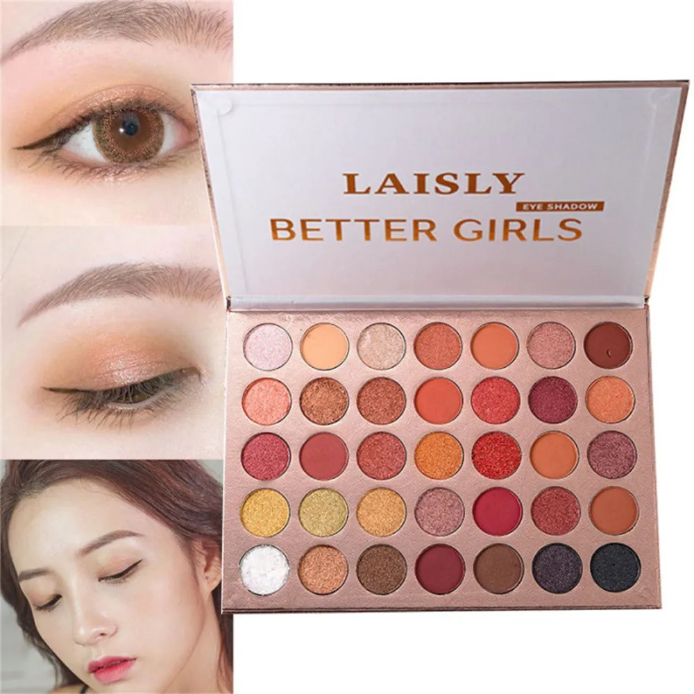 35 блестящие тени для макияжа мерцающие Пудровые алмазные век осветитель макияж