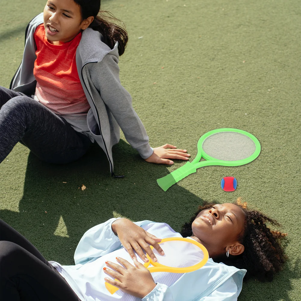 

1 Pair Outdoor Activity Game Kids Tennis Beach Tennis