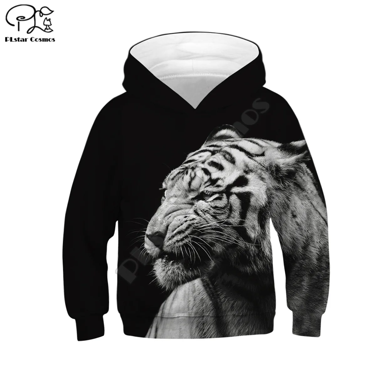 

Grey Kids Cloth Wolf lion tiger pattern Cartoon Children's wear 3d hoodies/boy sweatshirt Cartoon Hot Movie pant style-4