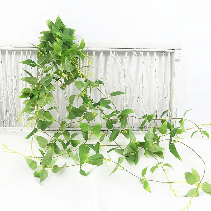 Шелковая яркая лоза 98 см подвесная искусственная листья из ротанга ветка Осенний