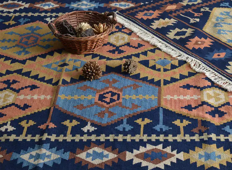 Турецкий индийский этнический стиль импортный шерстяной ковер ручной работы для