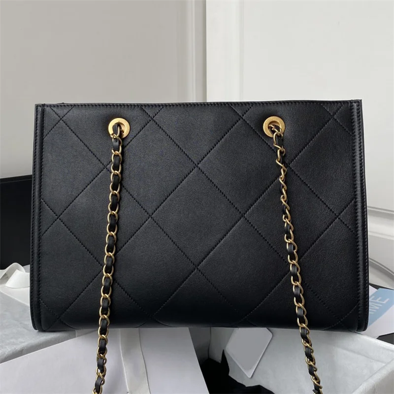 

Real Lambs Skin Luxury Design Women Shoulder Bags Female Leather Brand Handbags Large Shopping Bag