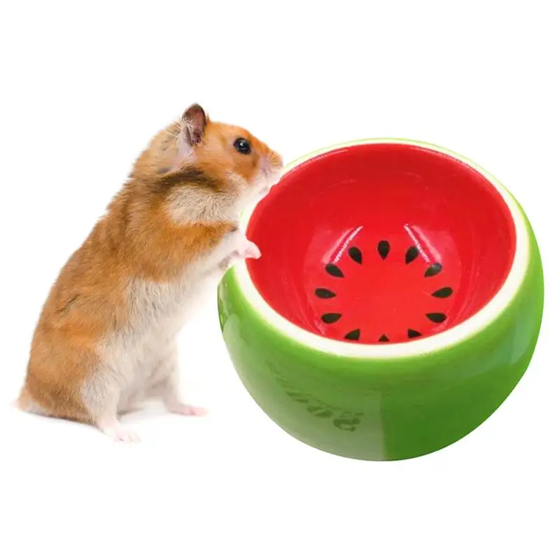 

Hamster Bowl Small Pet Cage Ceramics Bowl For Feeding Guinea Pigs Food Cute Fruit Shaped Gerbils Mice Feeder For Chinchilla Cage