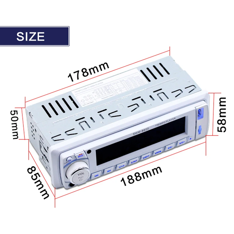 Автомобильный MP3 карта Bluetooth Цифровой усилитель автомобильный плеер u диск