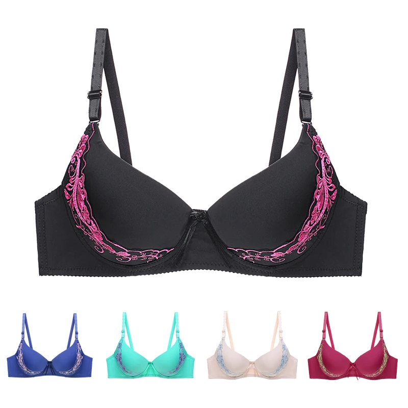 Женский кружевной бюстгальтер с чашкой пуш ап|Бюстгальтеры| |