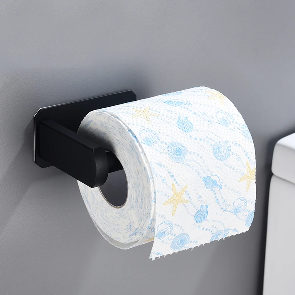 

Roll Paper Organizer Shelf Paper Towel Storage Rack for Home Black