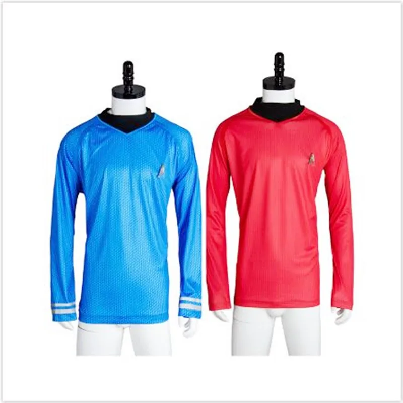 

Трикотажная рубашка, цвет синий/красный, с круглым вырезом