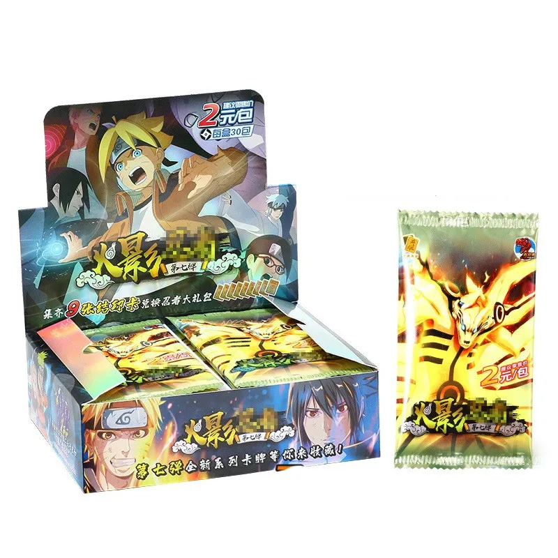 Juego coleccionable de cartas de Anime Shippuden Hinata Sasuke Itachi Kakashi Gaara, 2021-100 Uds., novedad de 180-1