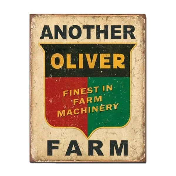 

Another Oliver Farm Garage Vintage Tractor Tin Sign Metal Sign Metal Poster Metal Decor Metal Painting Wall Sticker Wall Sign