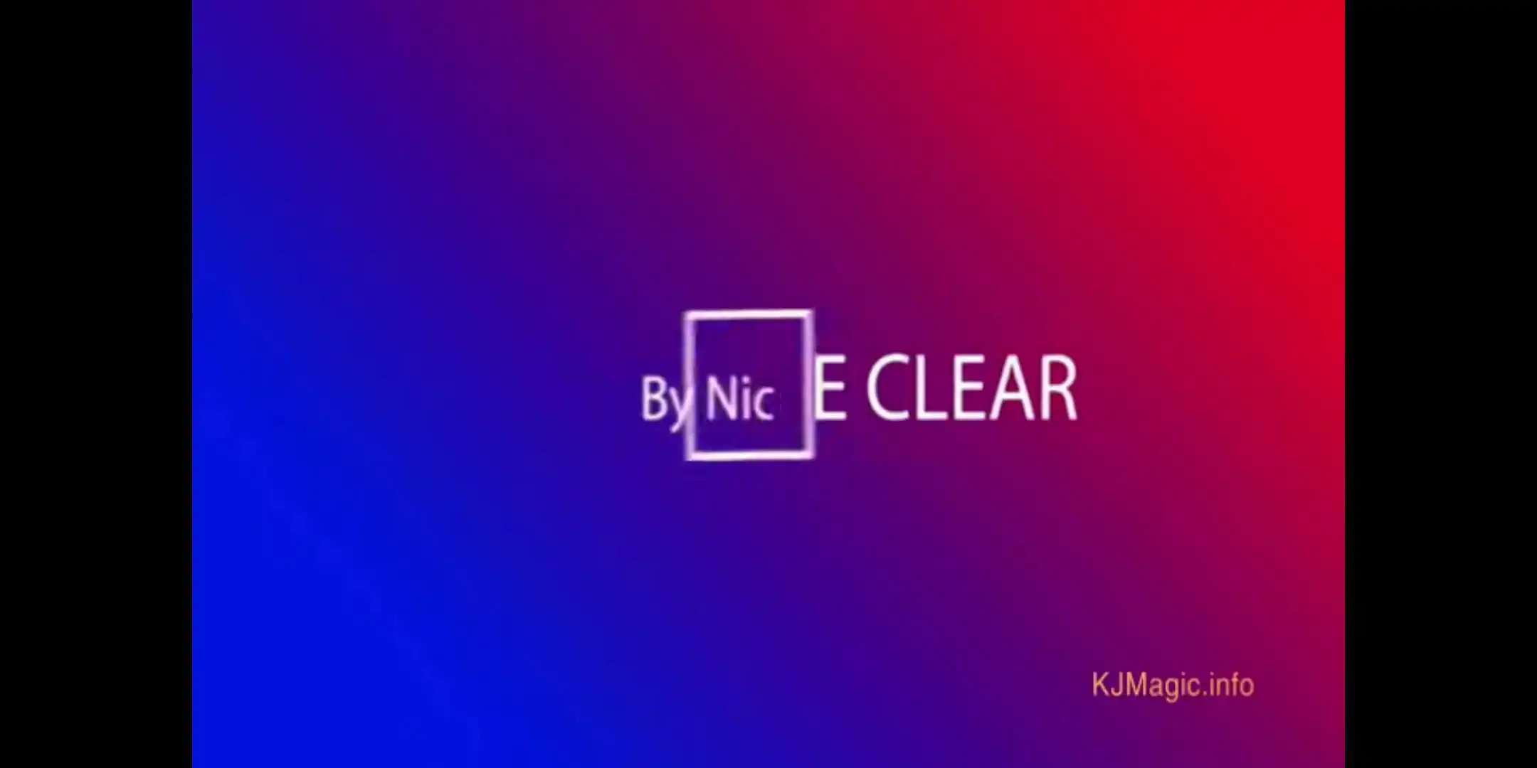 

In The Clear by Nicholas Lawrence , Magic tricks