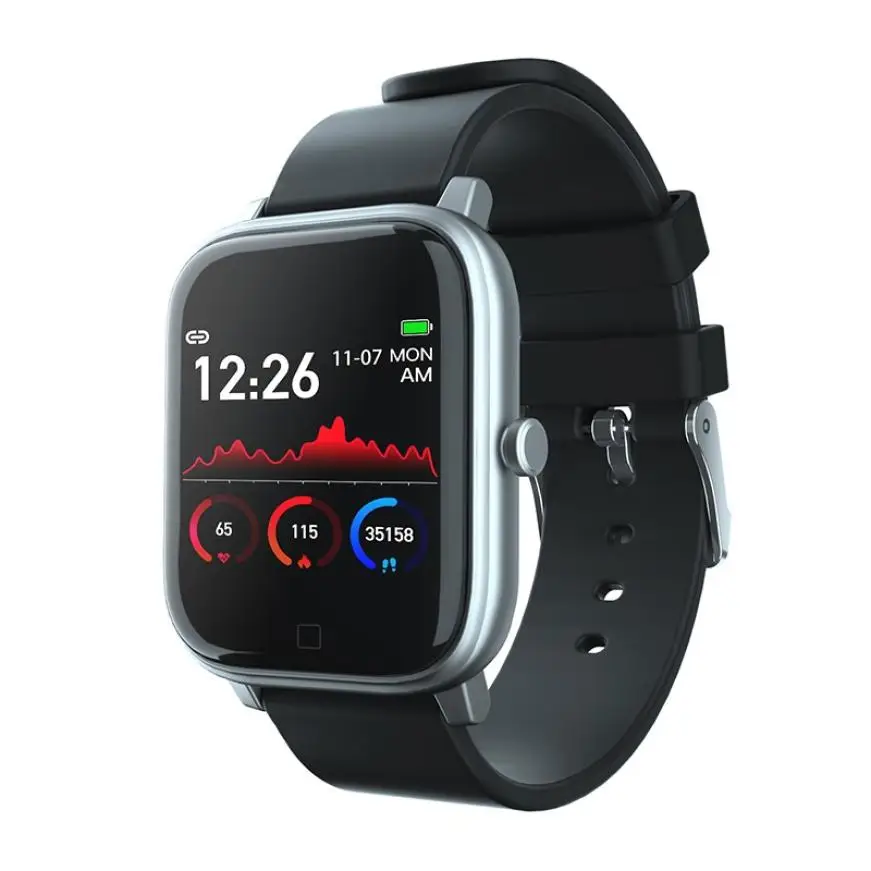 Полный сенсорный экран Смарт часы для мужчин и женщин Smartwatch электроники умные IOS