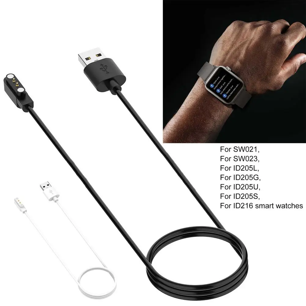 

Magnetic USB Charger Cable For Willful IP68 Willful SW021 SW023 ID205L ID205G ID205S ID216 YAMAY Letsfit Blackview Smart Watches