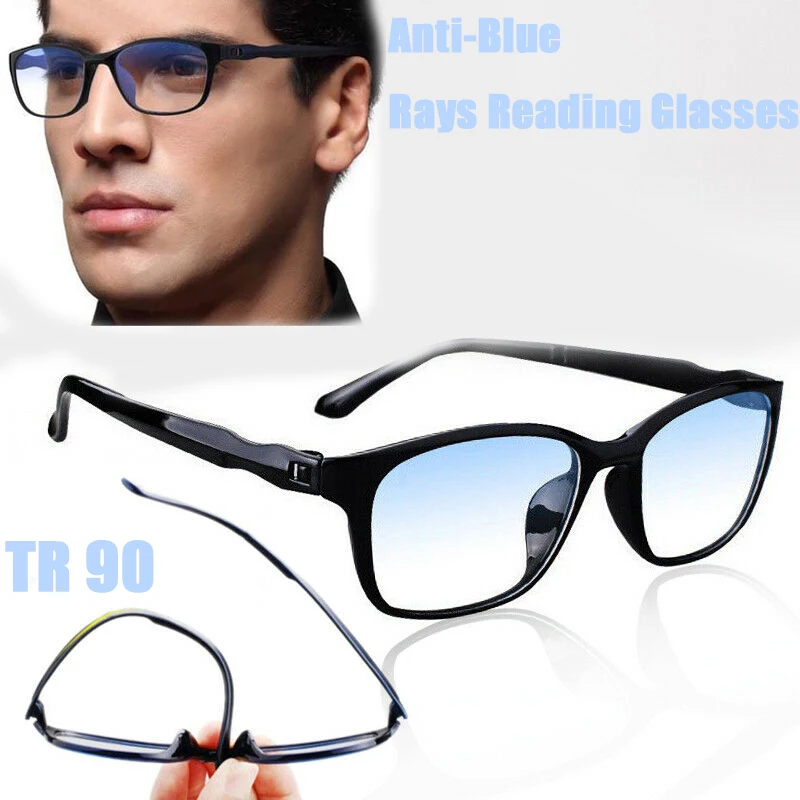 

2021 Reading Glasses Men's Blu-ray Reading Glasses Anti-Fatigue Computer Women's Glasses Unisex 100 Degree