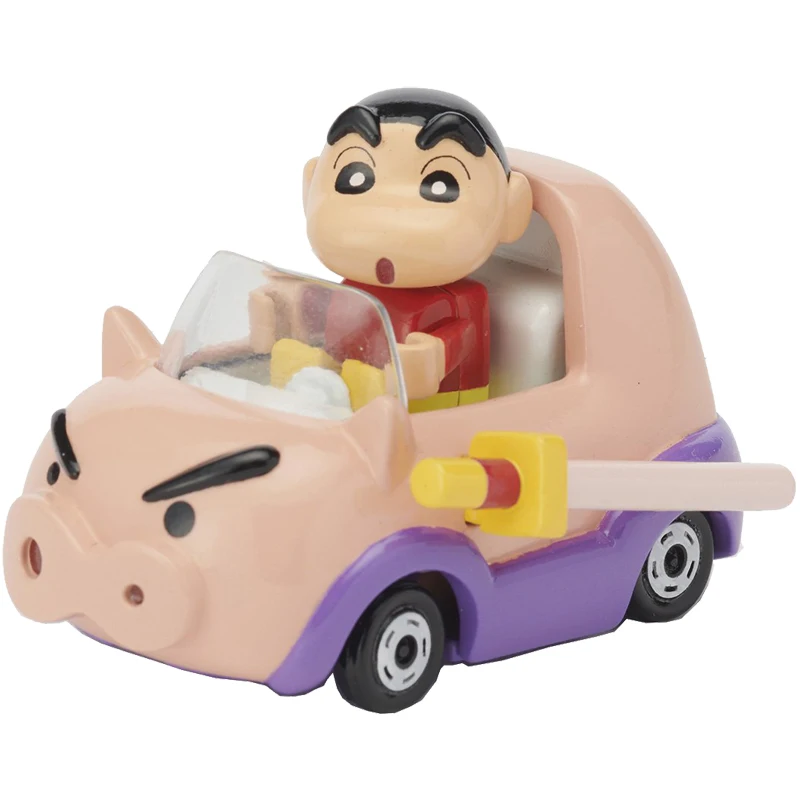 

Модель автомобиля TAKARA TOMY TOMICA из сплава, литые куклы Rideon 06 887256 Crayon Shinchan погрешник, автомобиль, подарки для детей