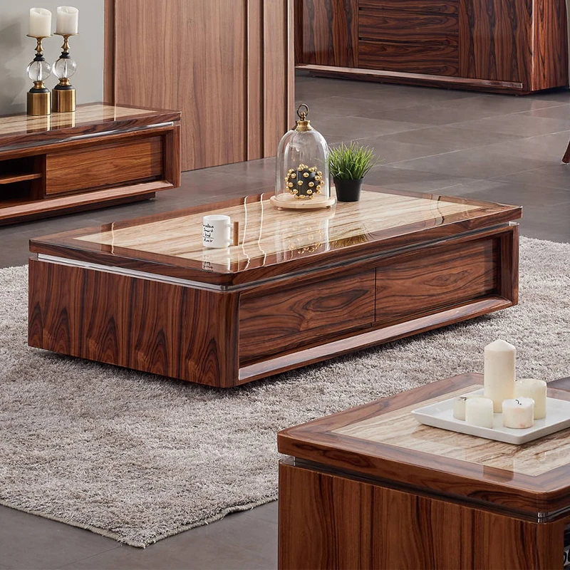 Coffee Table Новое поступление современная деревянная тумба под телевизор гостиная Мраморный Топ ТВ Стенд для продажи - Цвет: Coffee Table