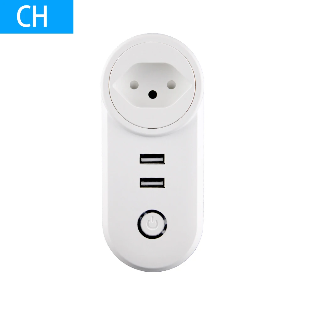 Умный дом ZIGBEE 3,0, Wifi розетка, Интеллектуальный переключатель, 2 USB порта, 100-240 В, разъем голосового управления, работает с SmartThing Wink Echo Plus