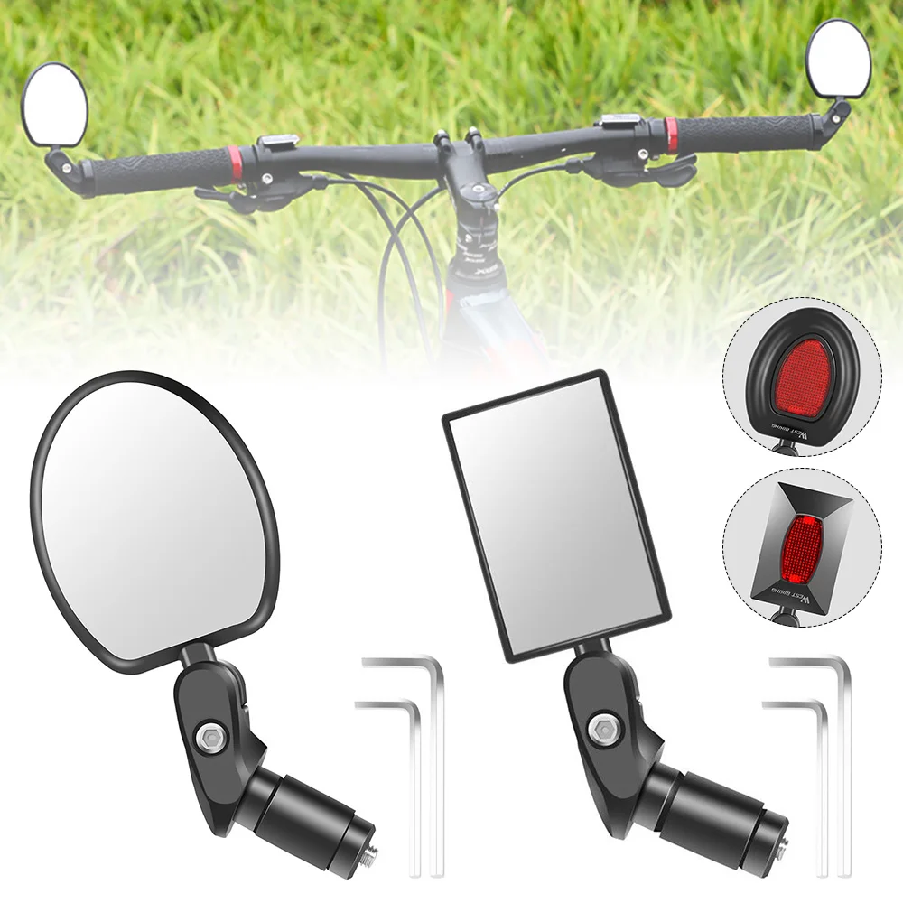 

Adjustable Bicycle Rearview Mirror Universal 360 Rotation Bikes Reversing Camera Road Bicycle Handlebar Mirrors Bike Accessories