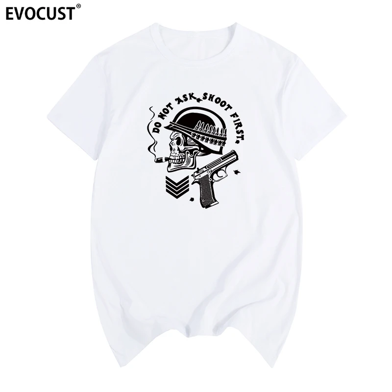 

Мужская хлопковая футболка Glock Handgun We Trust логотип США