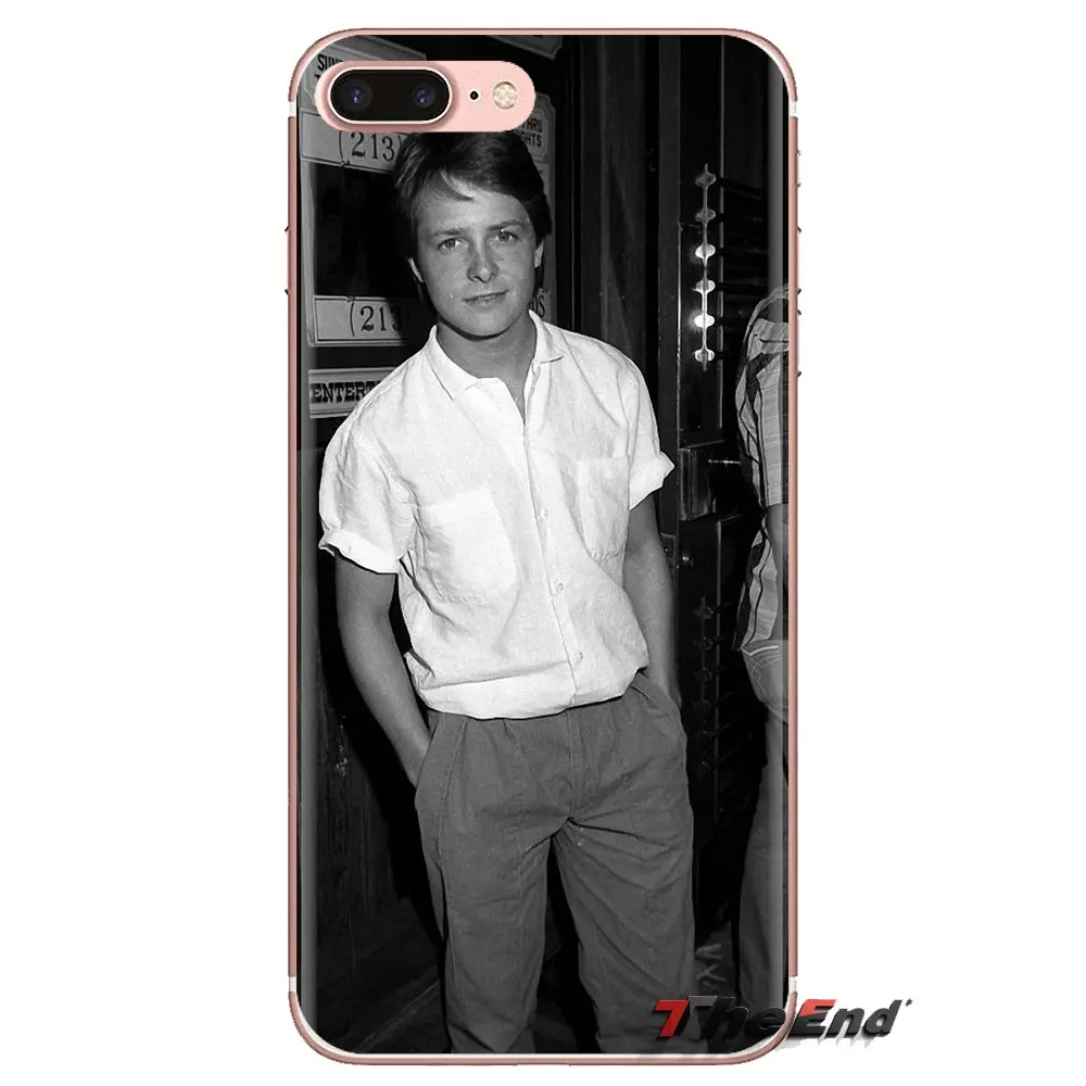 Michael J. Fox Canadian actor Art TPU Case For iPhone XS Max XR X 4 4S 5 5S 5C SE 6 6S 7 8 Plus Samsung Galaxy J1 J3 J5 J7 A3 A5 |