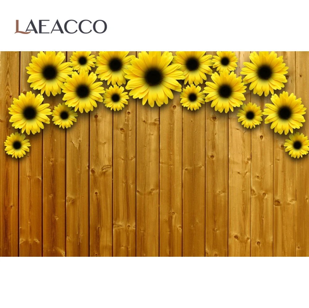 Виниловый фон для фотосъемки с изображением деревянных выцветших цветов