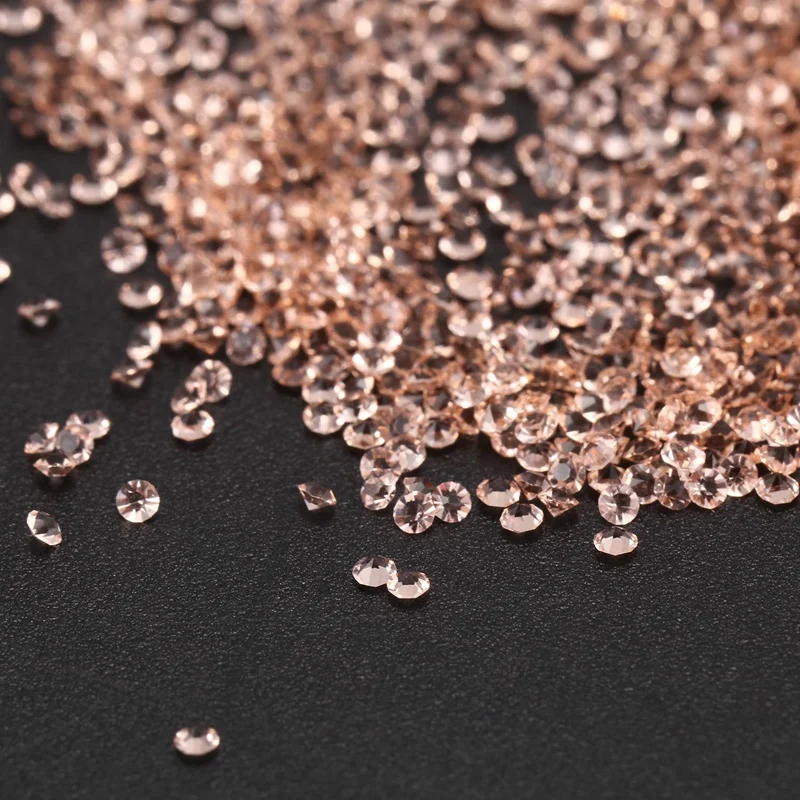 

1440Pcs Mini Diamond Nails Rhinestones Crystal Nail Art Champagne & 1 Pcs Nail Art Acrylic UV Gel Extension Builder NO.5