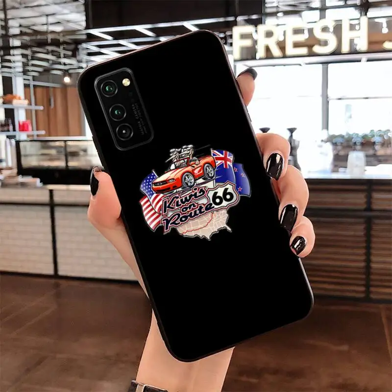 HPCHCJHM Route 66 чехол для Samsung S20 plus Ultra S6 S7 edge S8 S9 S10 5G lite 2020 | Мобильные телефоны и