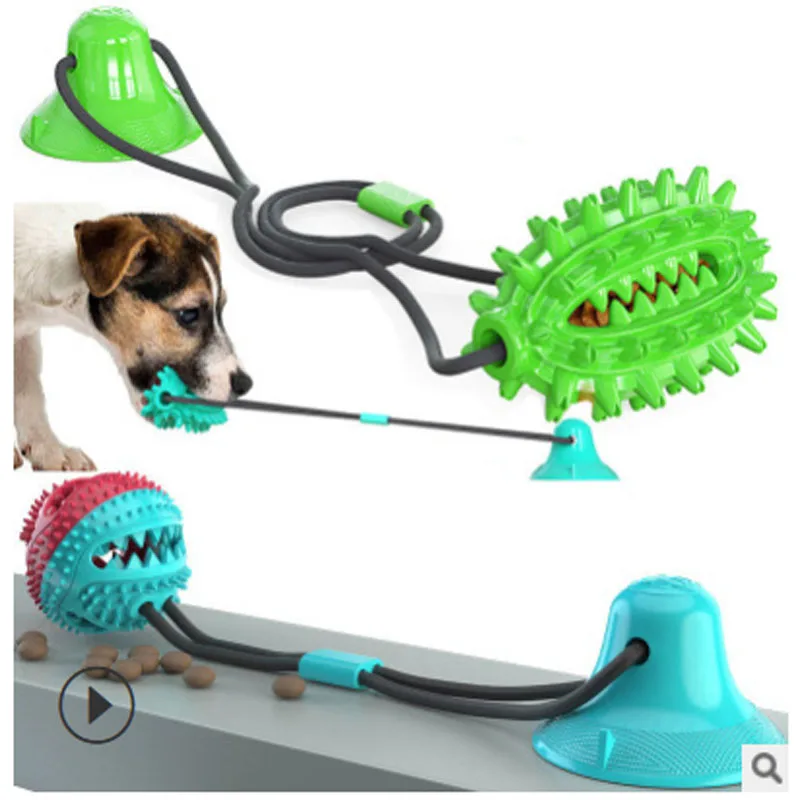 

Double Sucker Pull Rope Ball Dog Toy Cactus Dog Sucker Toy Pet Toy
