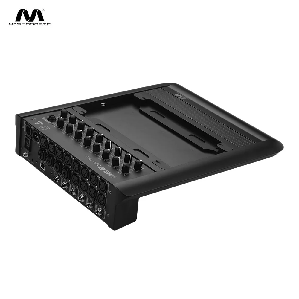 16-Channel Digital Mixer Mixing Console 16 Inputs Supports WiFi Wireless Control for Apple iOS Windows 7/8/10 Tablets | Спорт и