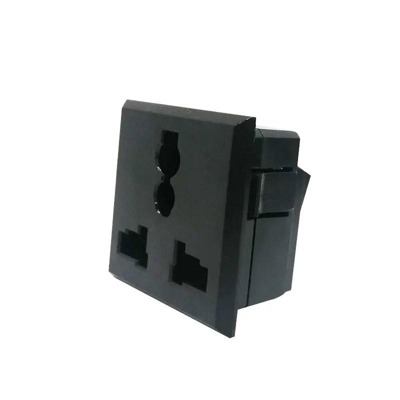 Universal SOCKET Универсальная розетка, встроенная USB Настольная розетка, двойная USB 2.1A AC зарядка, розетка, настенная панель, розетка, модуль, розетка - Цвет: Universal SOCKET
