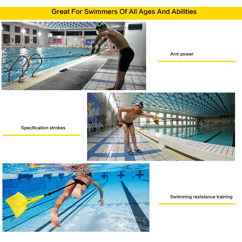 Тренировочные ленты JSYSX для плавания с лопатками взрослых и детей устройство
