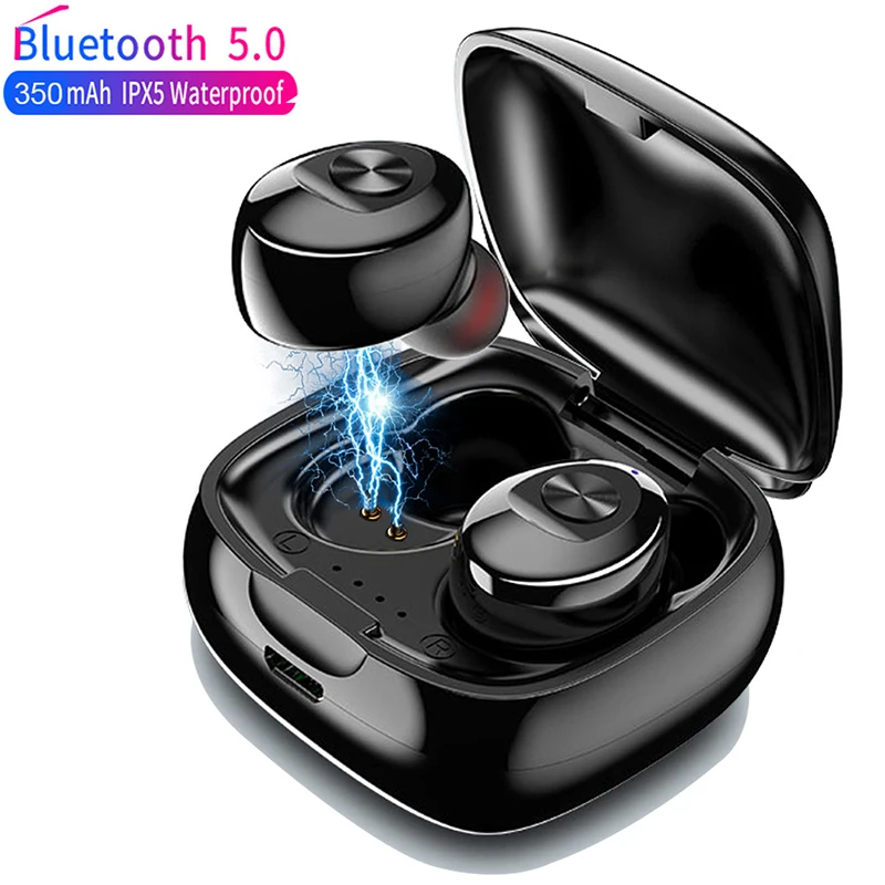 XG12 двойные TWS Беспроводные Bluetooth 5,0 наушники стерео HIFI Звук спортивные наушники гарнитура в ухо игровая гарнитура с микрофоном