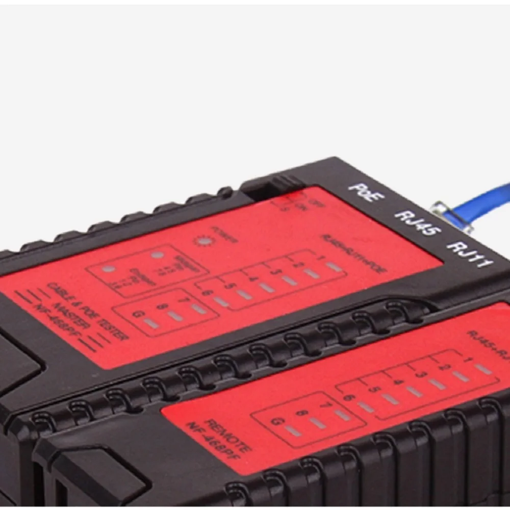 Noyafa NF 468PF POE Тесты er обнаружения Стандартный Локальной Сети Кабельный тестер