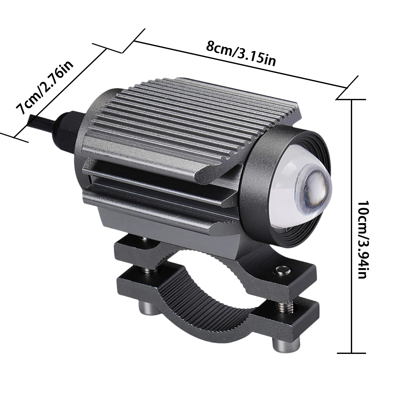 

Motorcycle Headlight Bulb 12V 6000Lm IP67 Waterproof Motorbike Lamps High Beam Headlight And Daytimes Running Light
