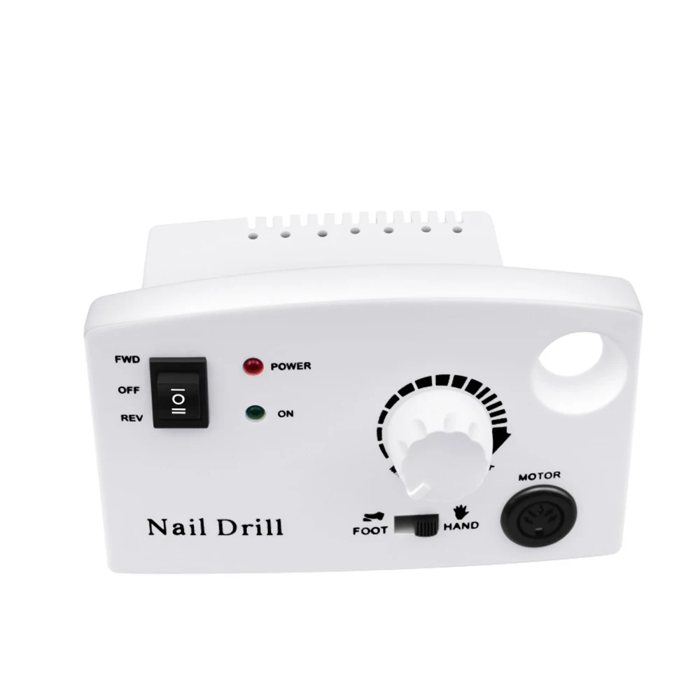 

20W 35000RPM Electric Nail Drill Machine Manicure Accessory With Milling Cutter Electric Nail File Nail Drill Bit Nail Art Tool