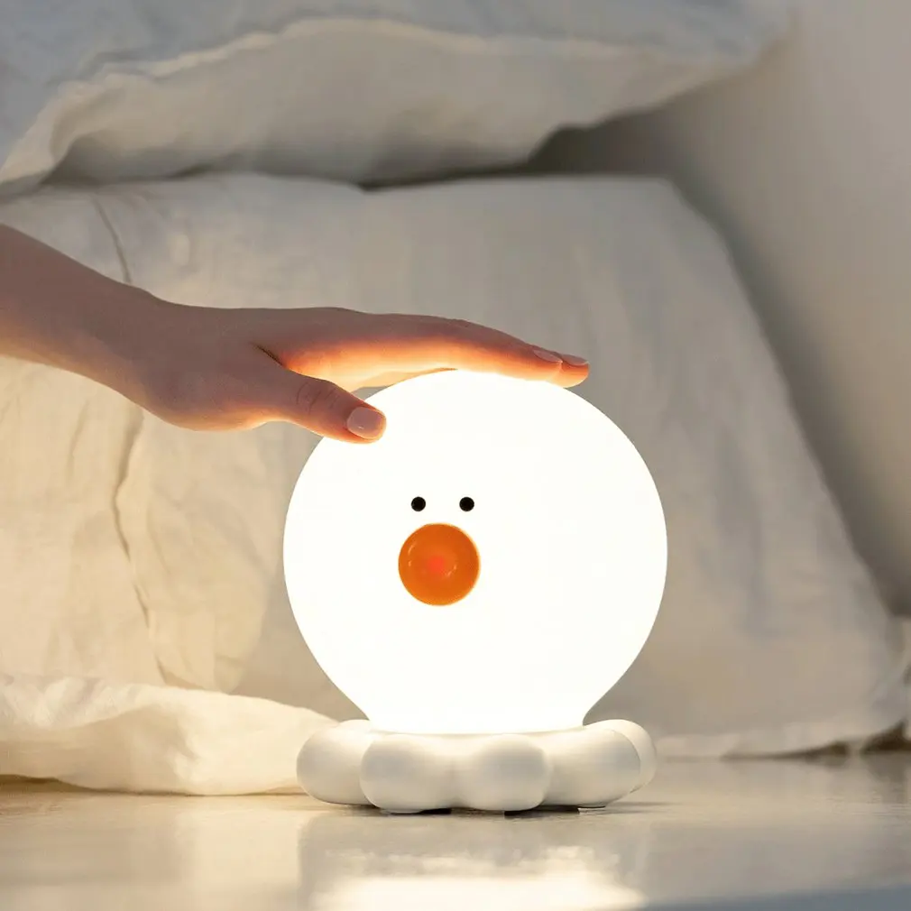 Светодиодный ночник с сенсорным датчиком силиконовый цветной