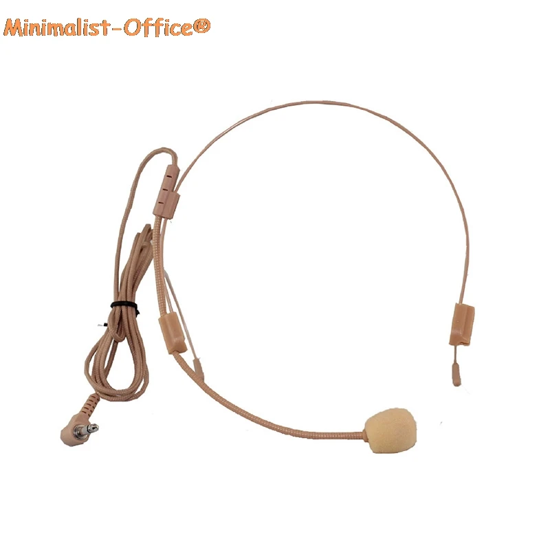 Headworn Condenser Headset Microphone Wireless Body-Pack Transmitter 3.5 mm Plug