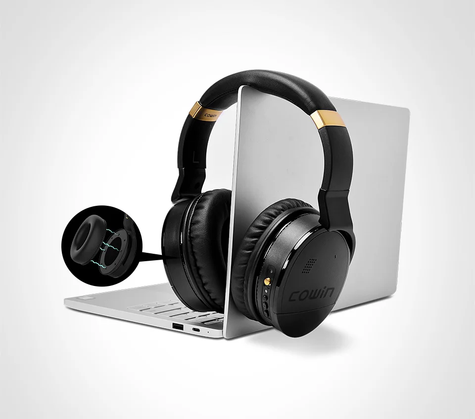 Bluetooth наушники Беспроводная гарнитура с активным шумоподавлением с микрофоном Высококачественные наушники стерео глубокий бас наушники
