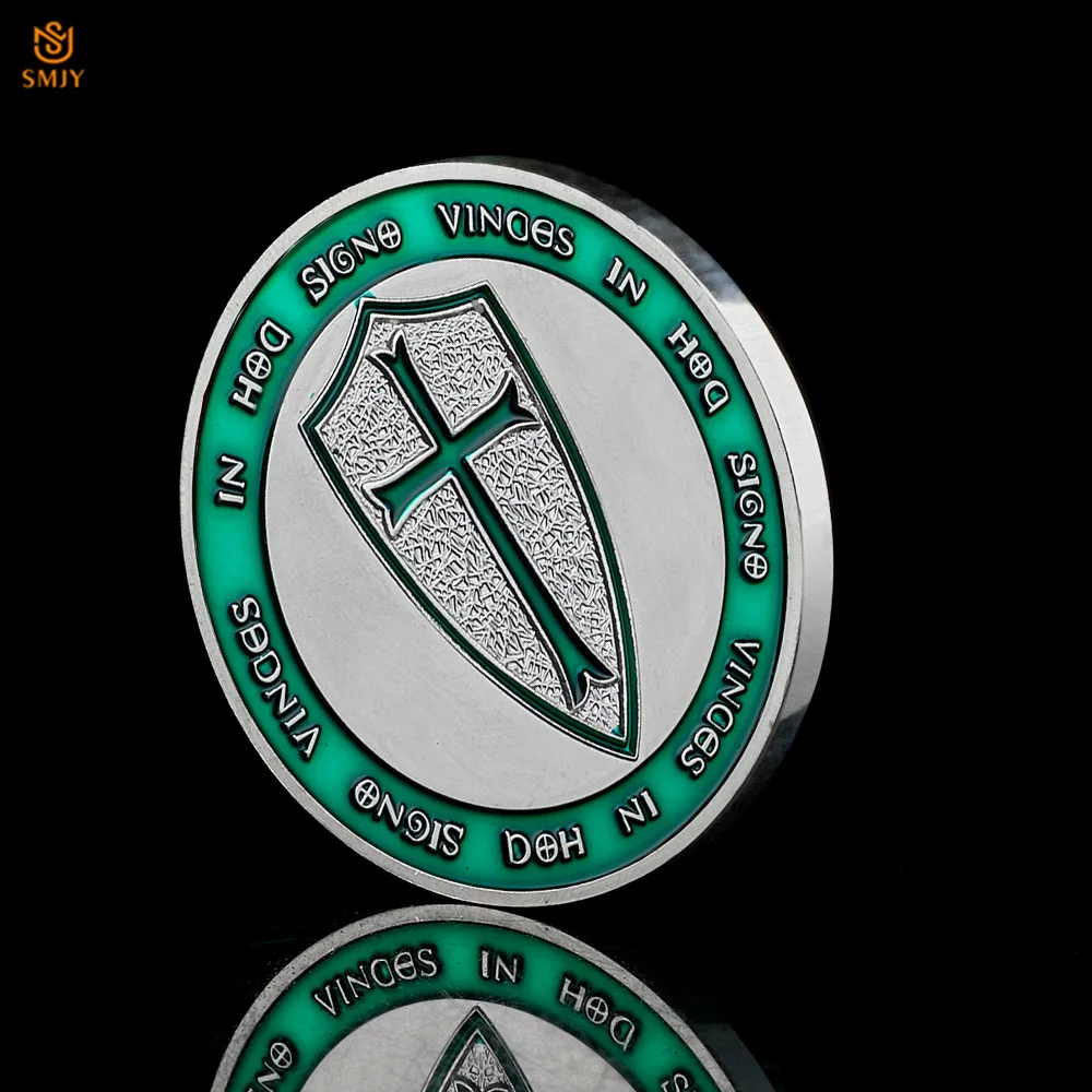 5 шт. серебряные сувенирные монеты в виде креста | Дом и сад