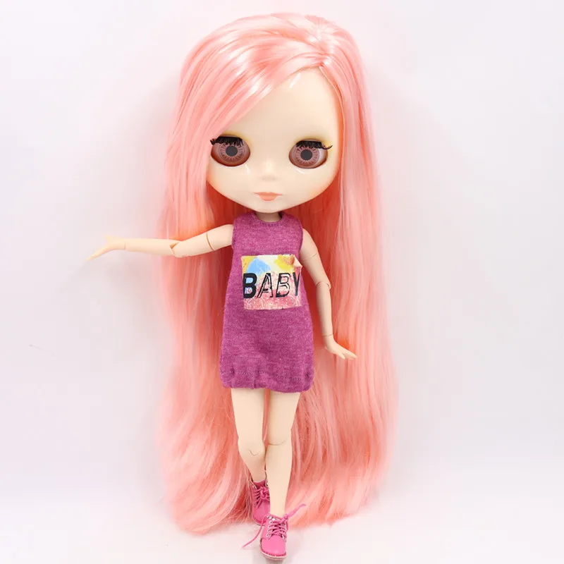ICY DBS Blyth Doll 1/6 Joint Body 30CM BJD toys white shiny face with extra hands AB and faceplate DIY Fashion Dolls girl gift | Игрушки и