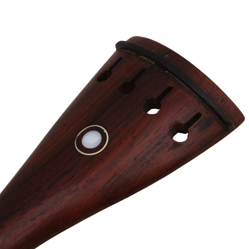 

Tailpiece Rosewood Wood Violin Pegs Chin Rest End Pin Tuner Tailpiece Set 4/4 Violin Parts Very Precious