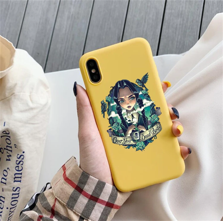 22917 Среда Addams семейный цветной Мягкий силиконовый чехол для телефона iphone 6/6s, 6 Plus/6s Plus, 7/8, 7 Plus/8 Plus, X, XS, XR, XSMax - Цвет: 22917