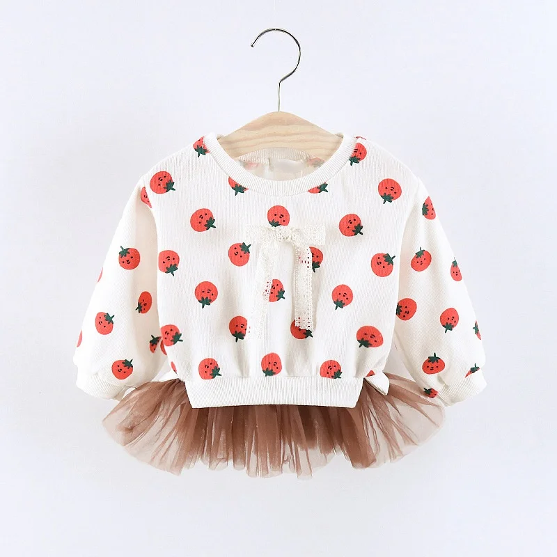 Платье для девочек детское платье принцессы коллекция 2020 года весеннее с принтом