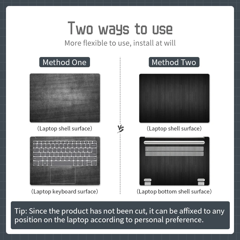 Наклейки сделай сам для ноутбука пленка блокнота Виниловая наклейка черная