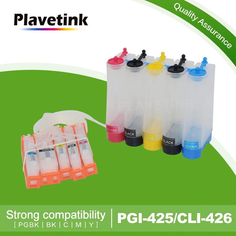 

Система непрерывной подачи чернил Plavetink PGI-425, система подачи чернил с системой СНС для PGI425 CLI426 Canon PIXMA IP4840 IP4940 IX6540 MG5140 MG5240